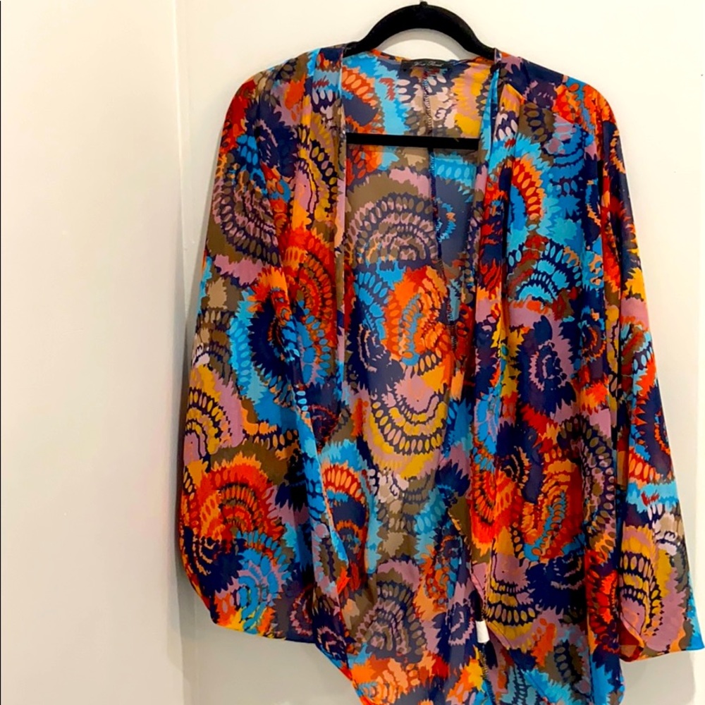 Sheer cardigan/overthrow